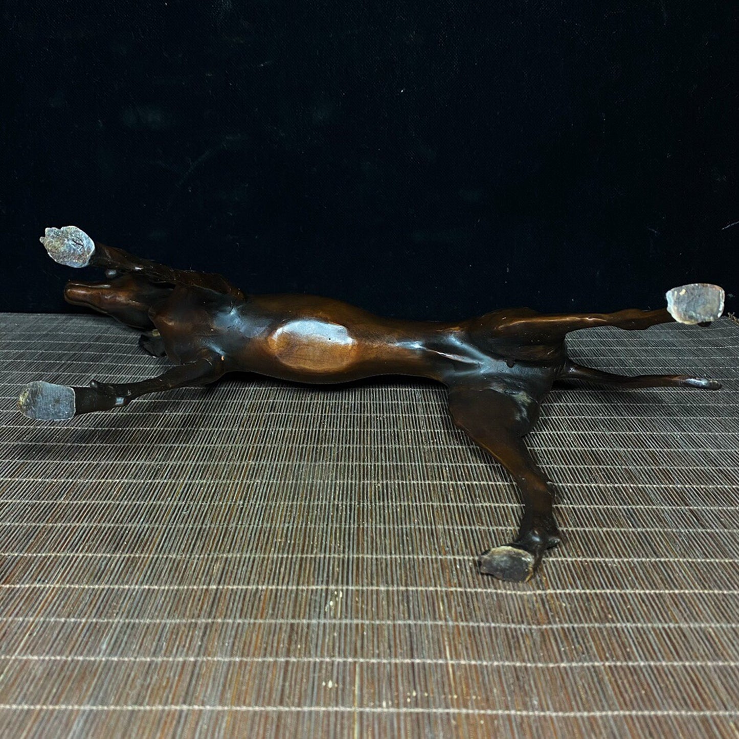 Chinese antique pure copper dog