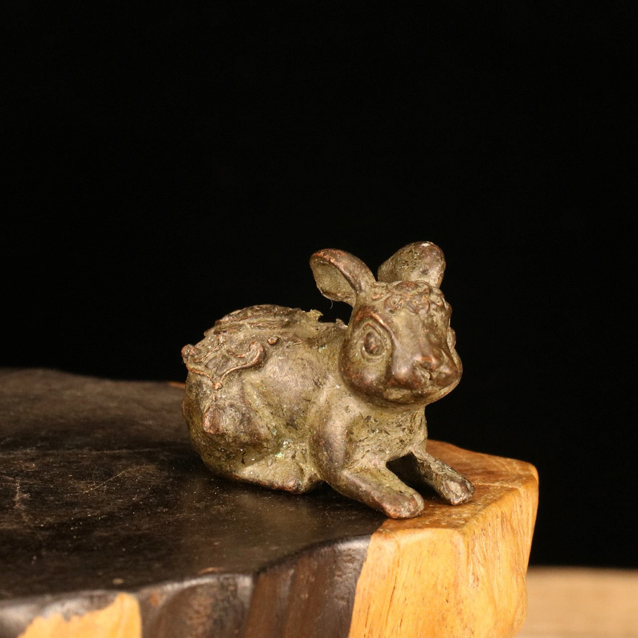 Chinese Antique Alloy Little Rabbit