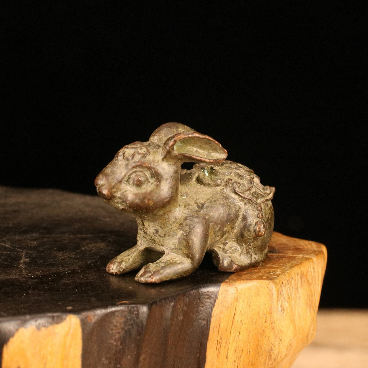 Chinese Antique Alloy Little Rabbit