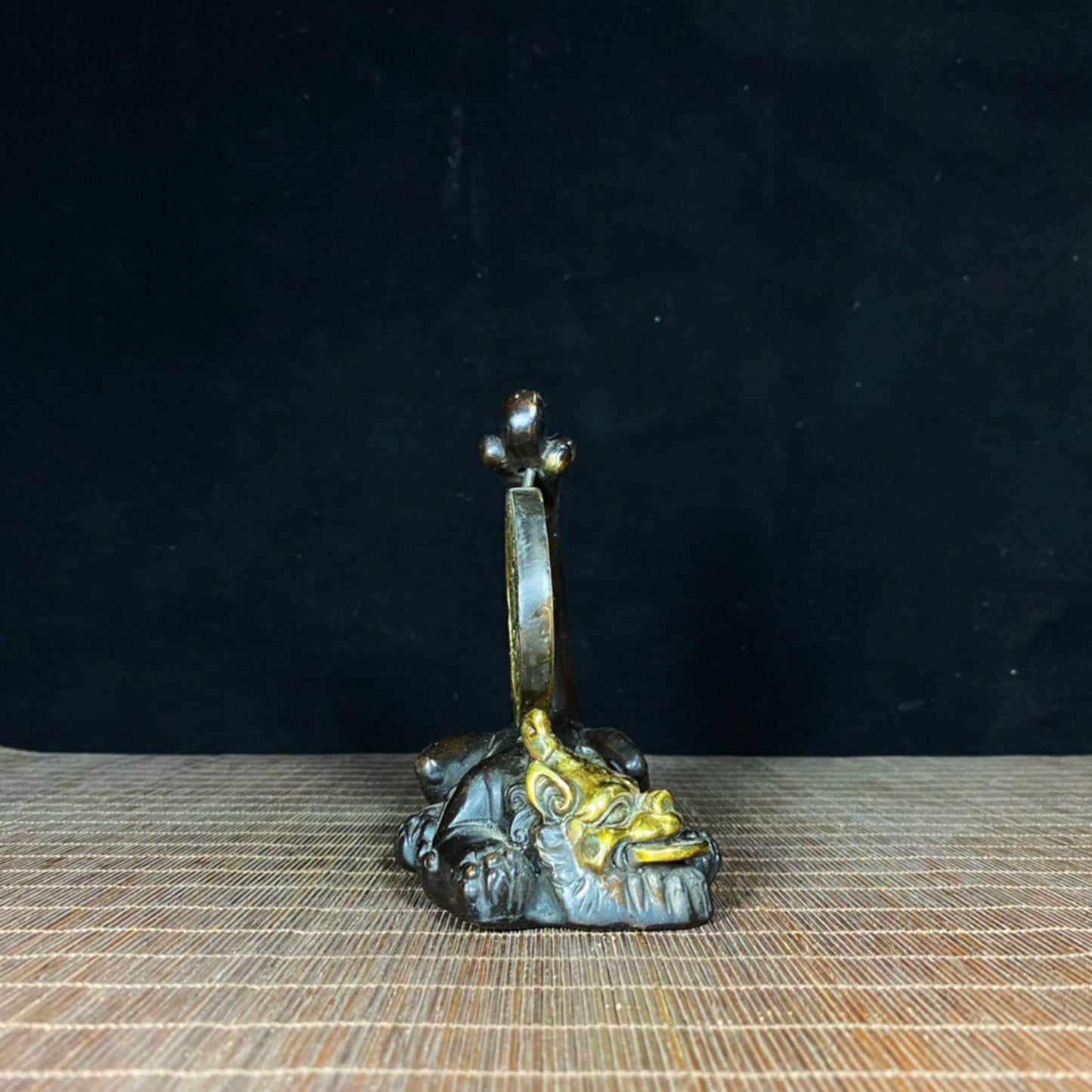 Chinese Antique Pure Copper Lucky Beast Pixiu