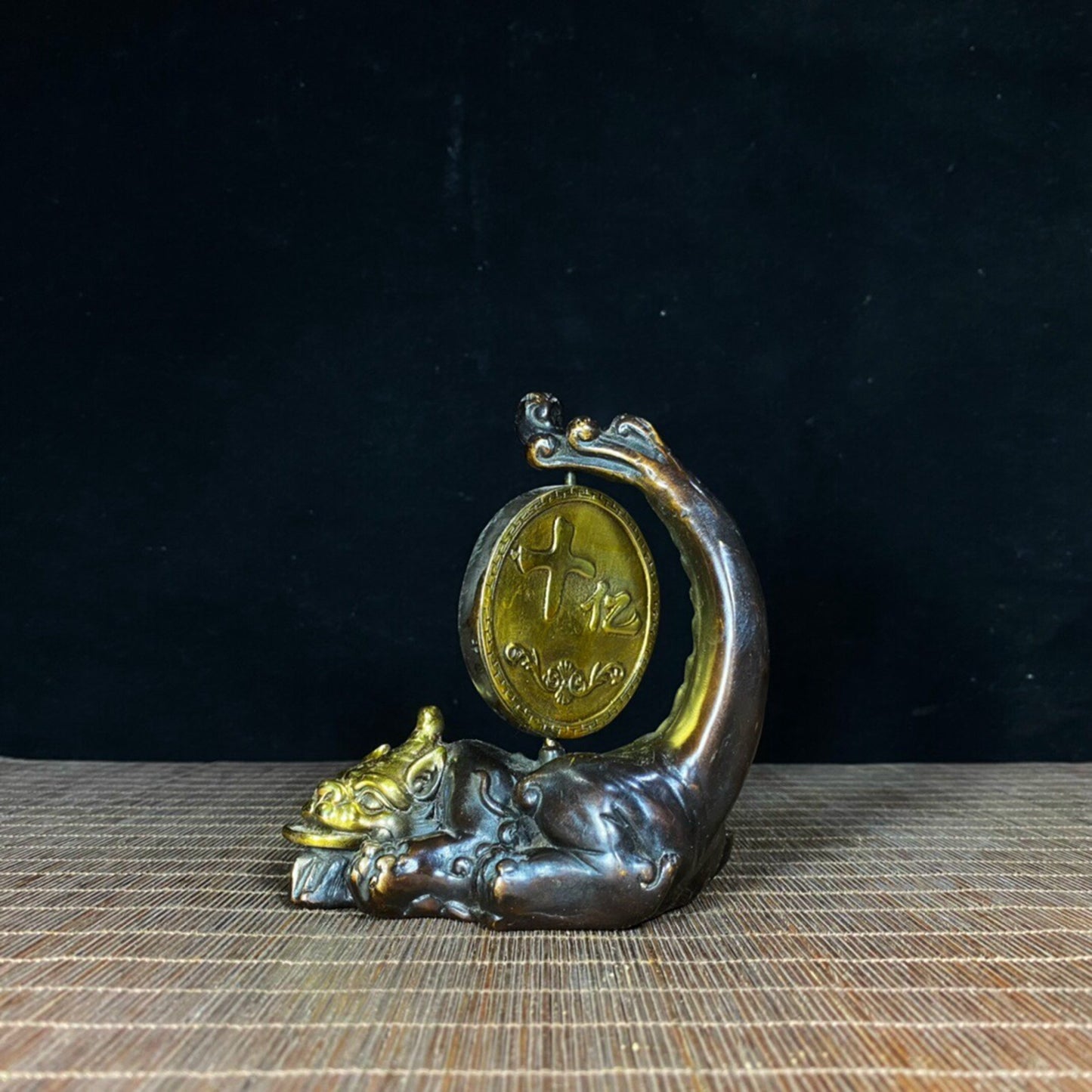 Chinese Antique Pure Copper Lucky Beast Pixiu