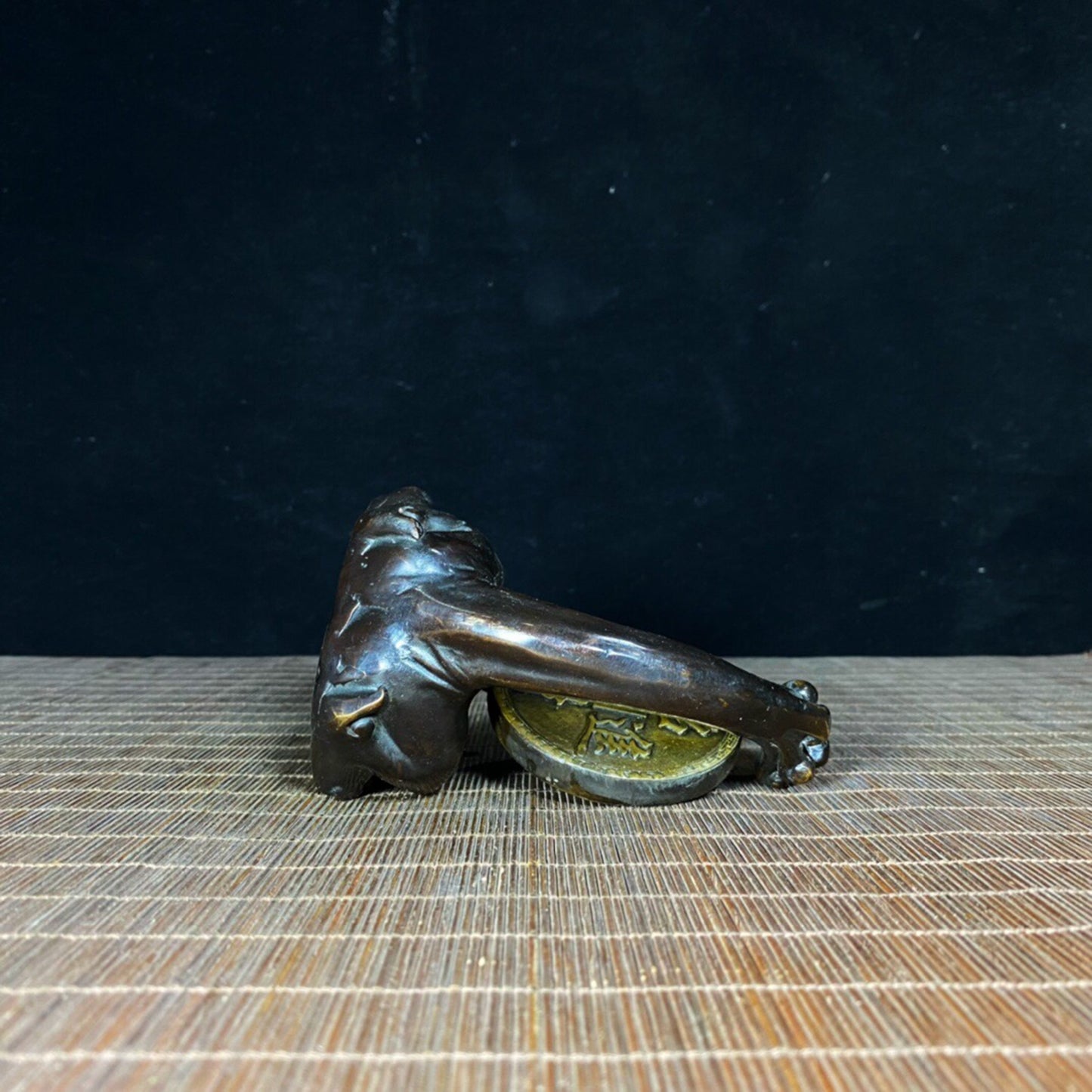 Chinese Antique Pure Copper Lucky Beast Pixiu