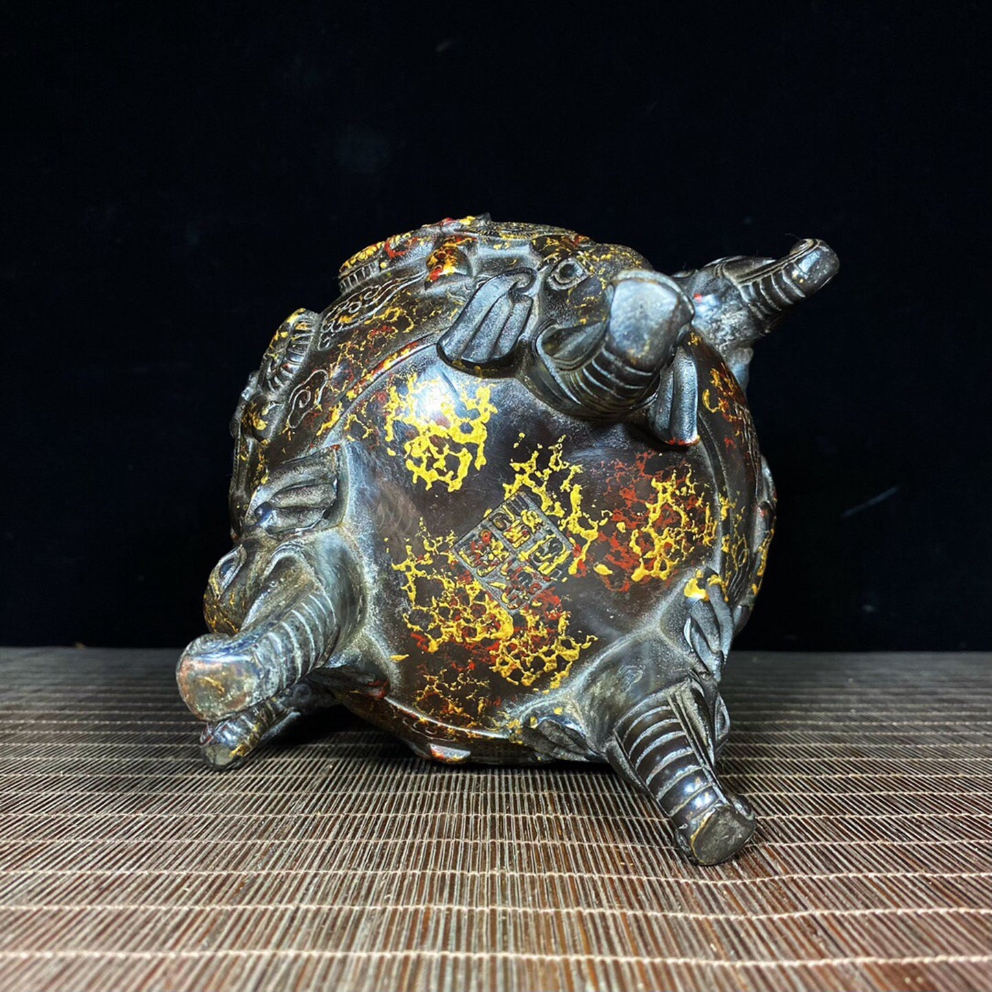 Chinese antique pure copper incense burner