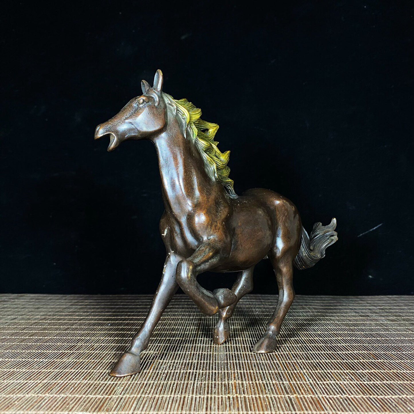 Chinese antique pure copper steed