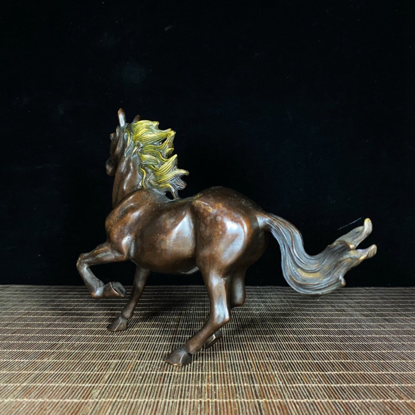 Chinese antique pure copper steed