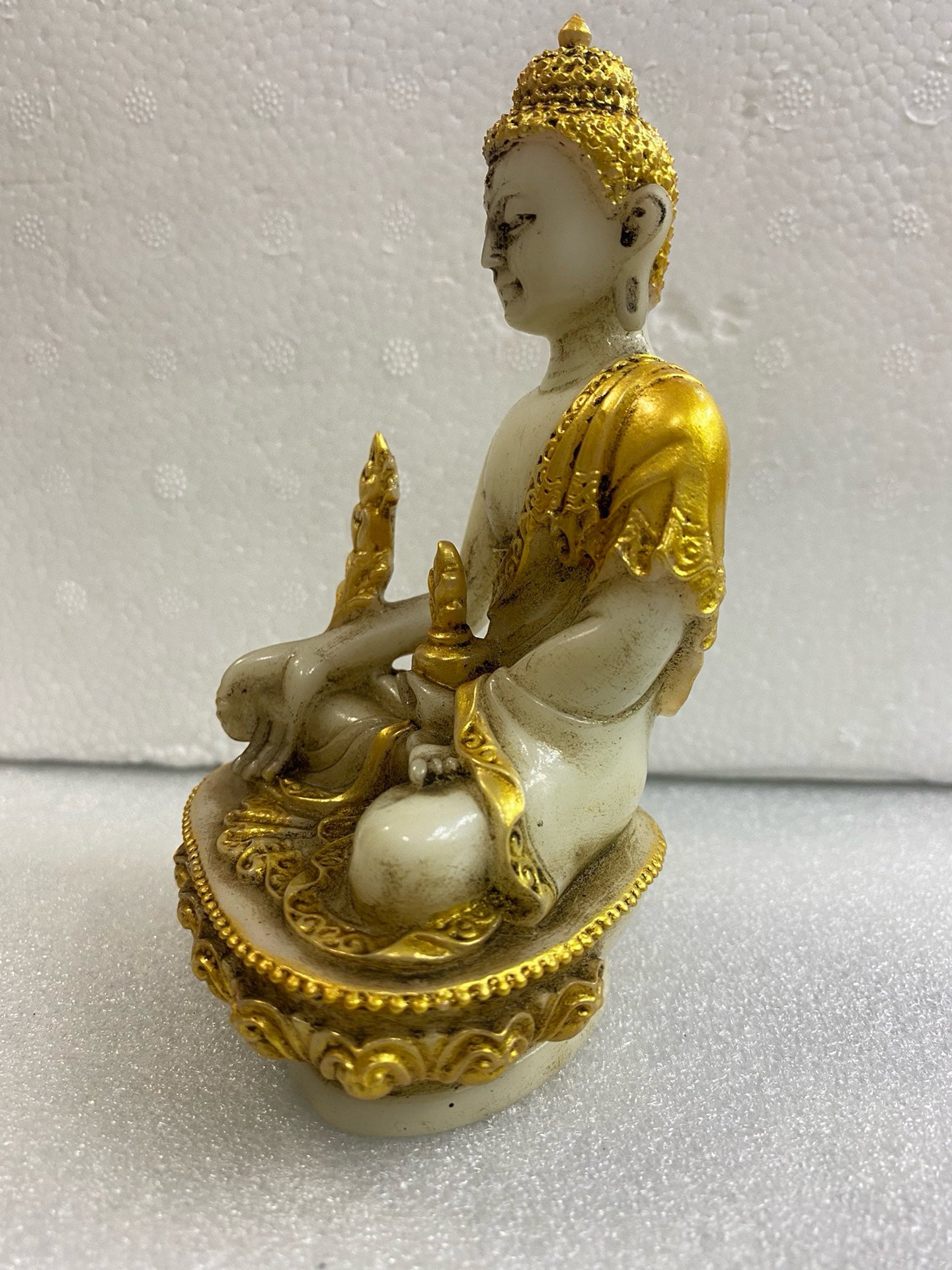Chinese Antique Glass Medicine Buddha Ornament