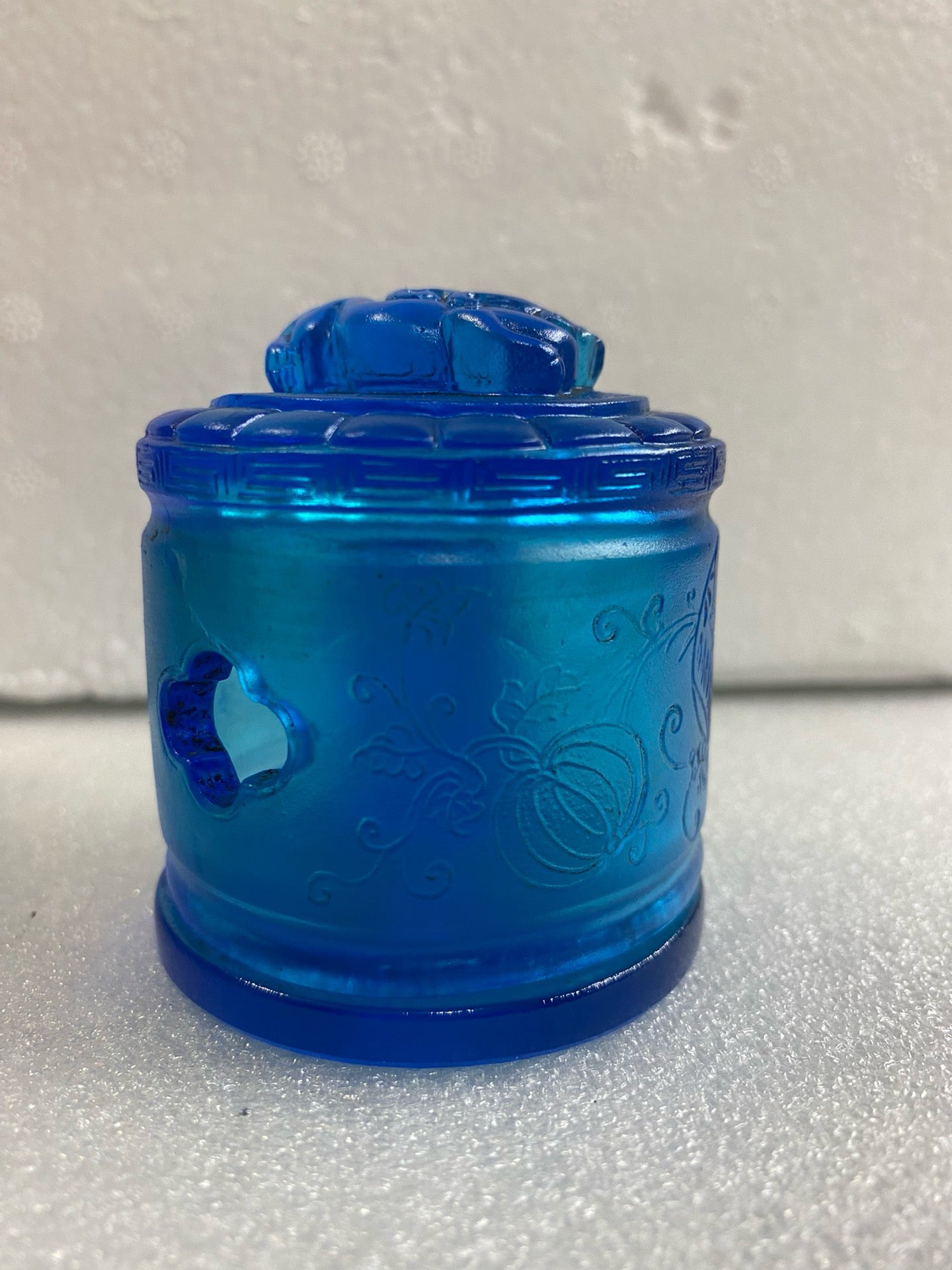 Chinese Antique Glass Finger Box