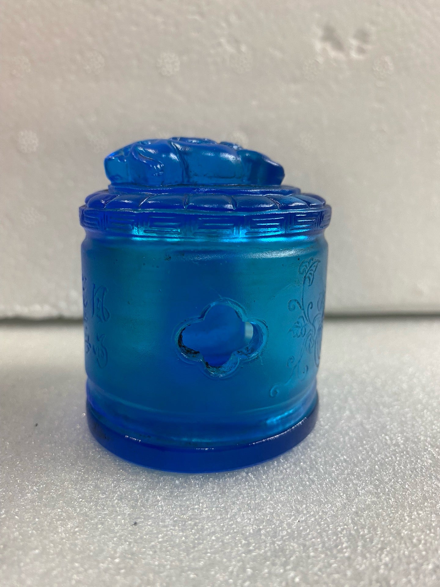 Chinese Antique Glass Finger Box
