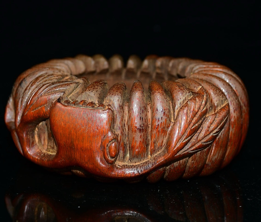 Bamboo carved brush wash ornaments