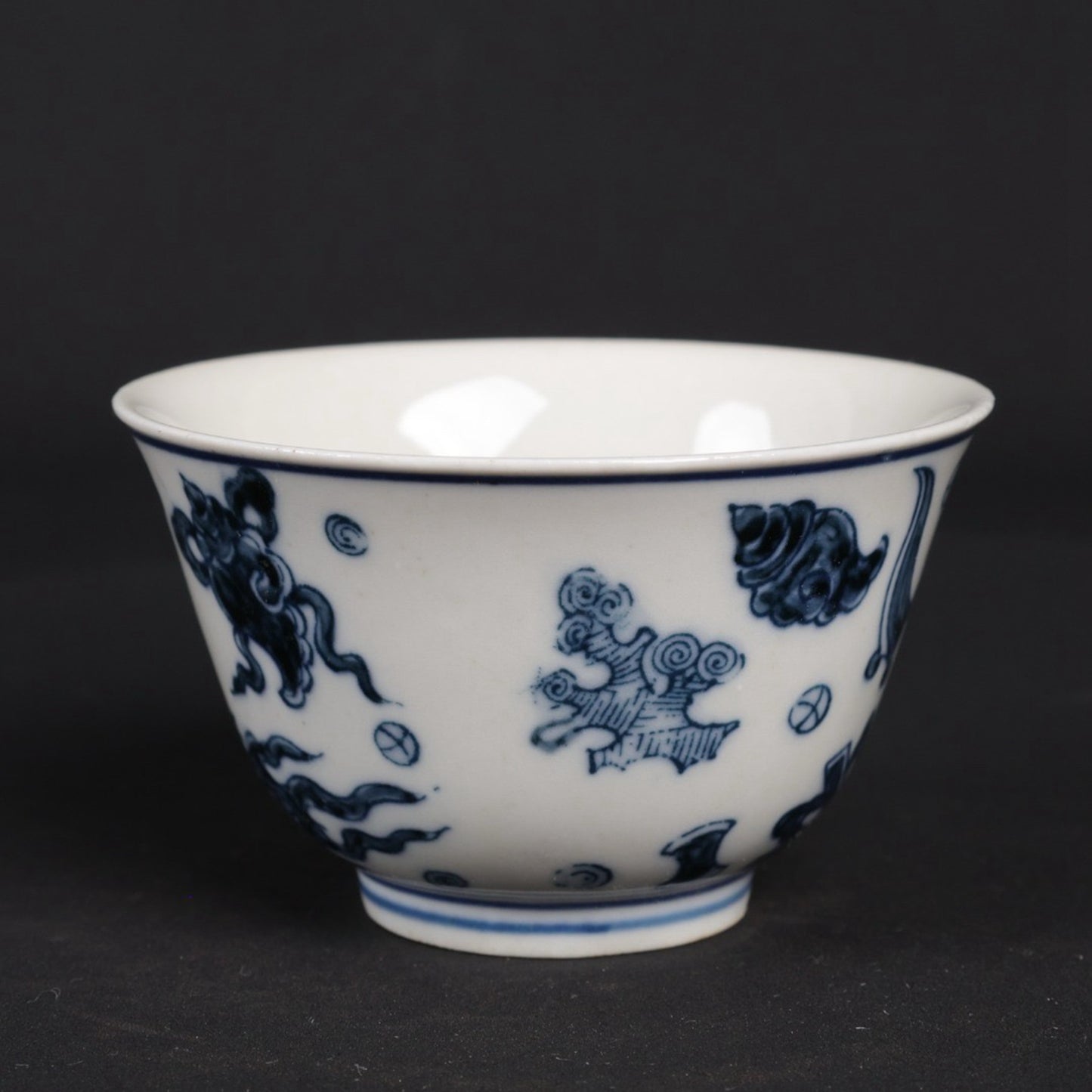 Blue and White Kylin Eight Treasure Pattern Small Cup