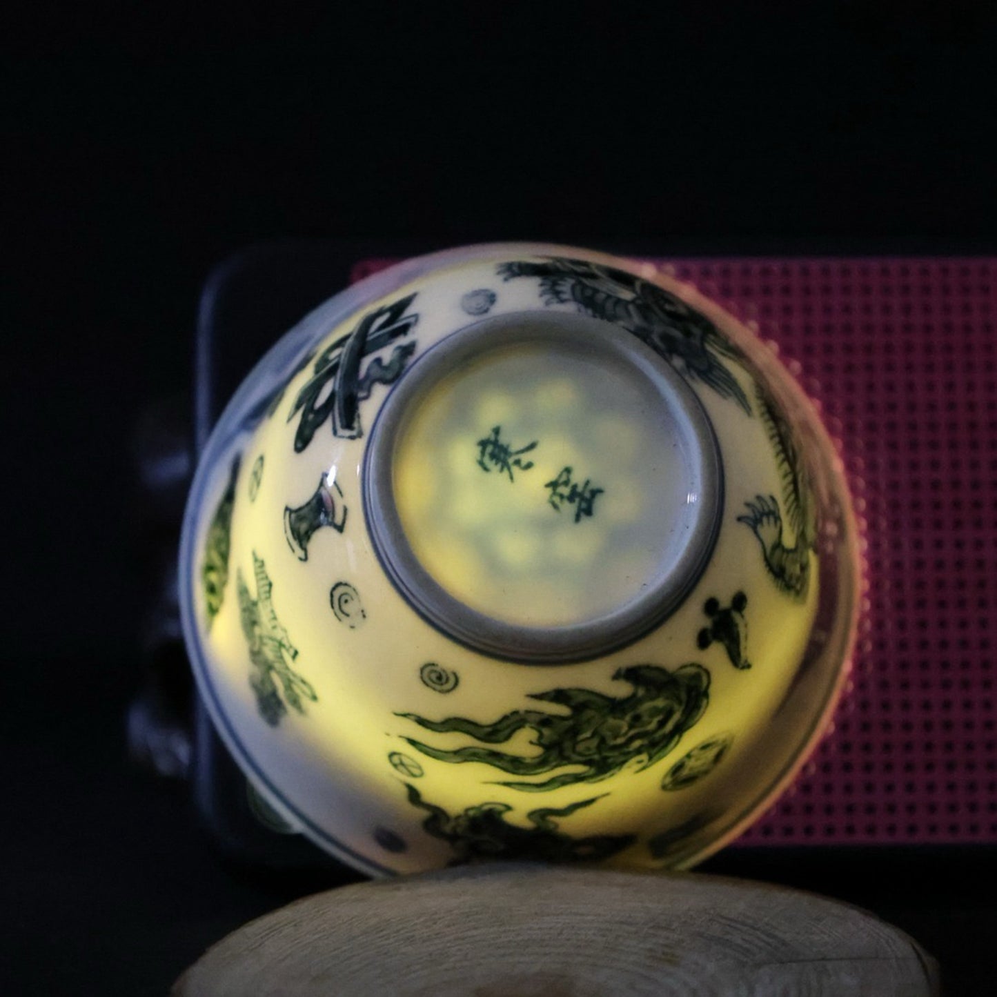 Blue and White Kylin Eight Treasure Pattern Small Cup