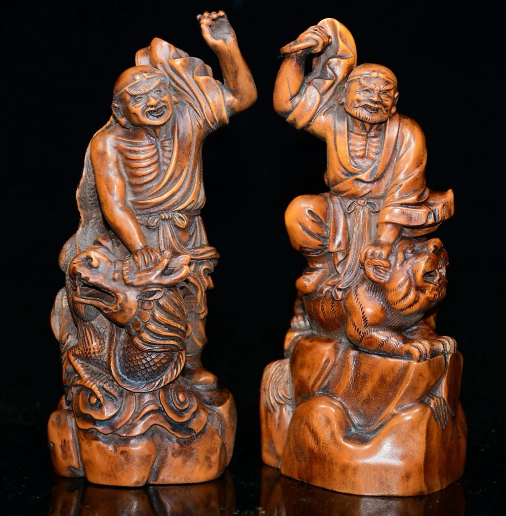 Boutique boxwood subdues dragons and tigers