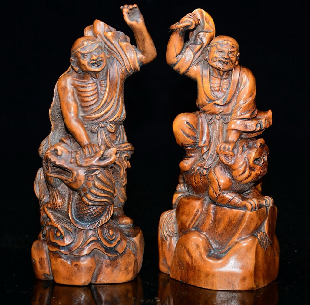 Boutique boxwood subdues dragons and tigers