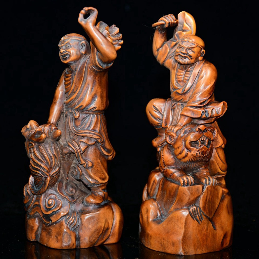 Boutique boxwood subdues dragons and tigers