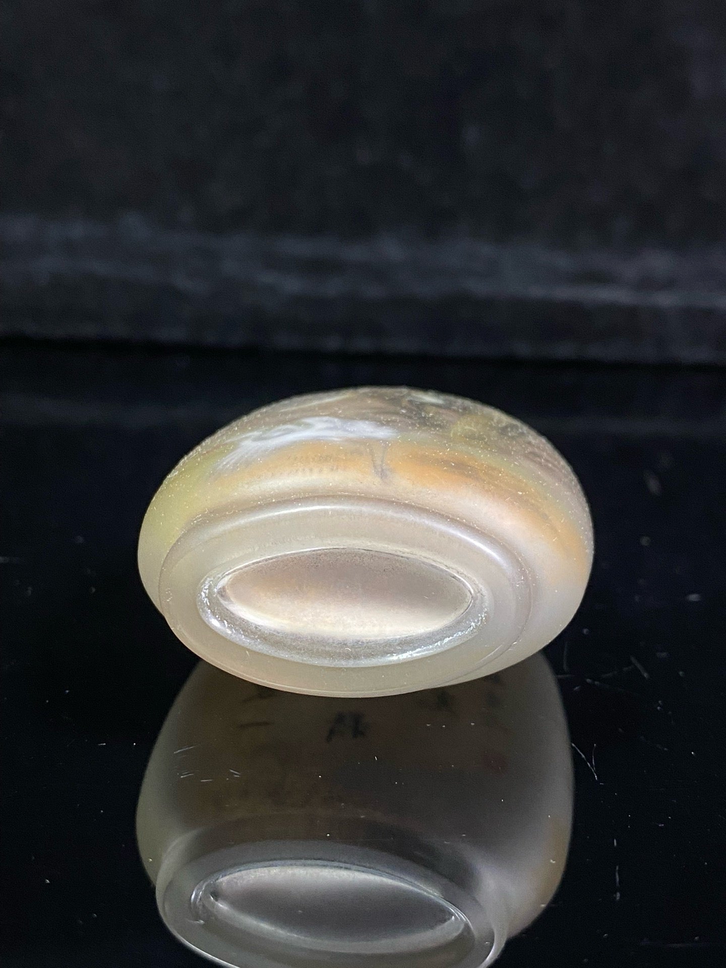Chinese antique glass inner painted snuff bottle