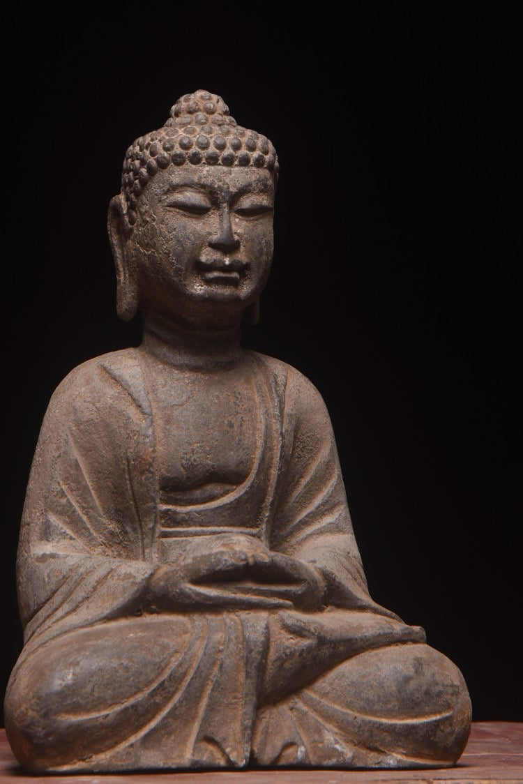 Old Blue Stone - Buddha Statue