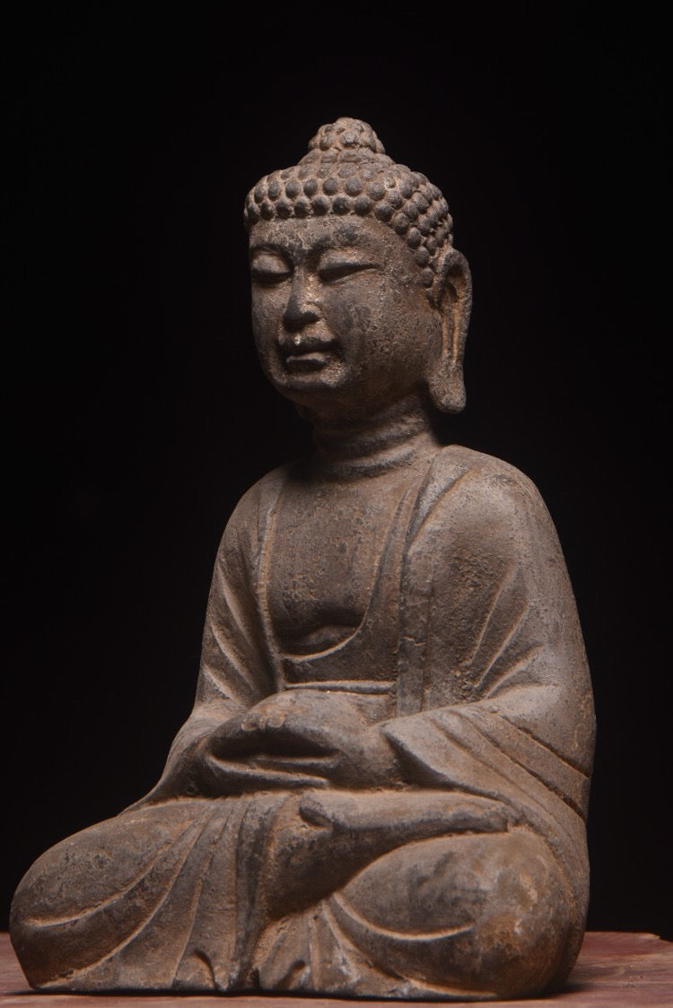 Old Blue Stone - Buddha Statue