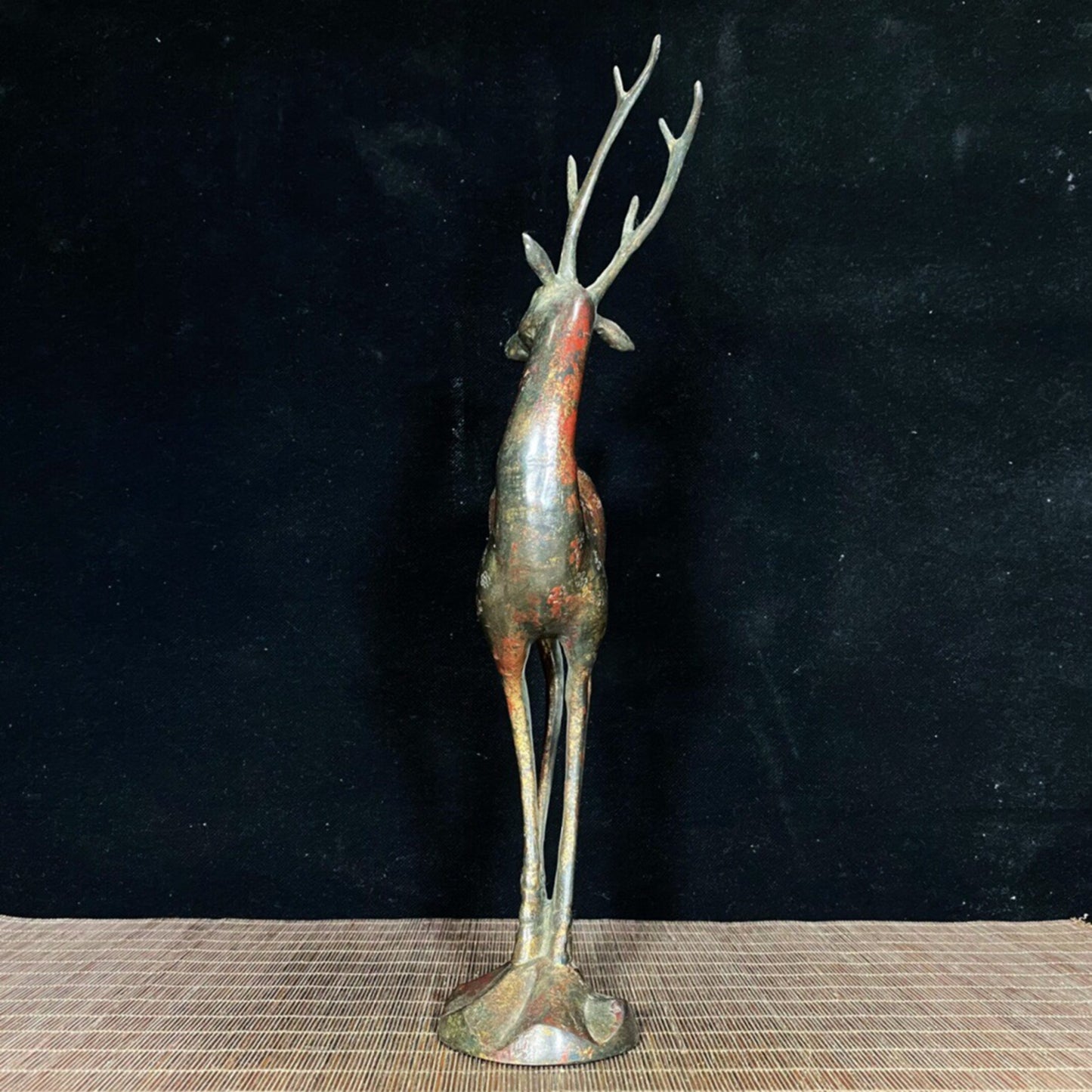 Chinese antique pure copper sika deer