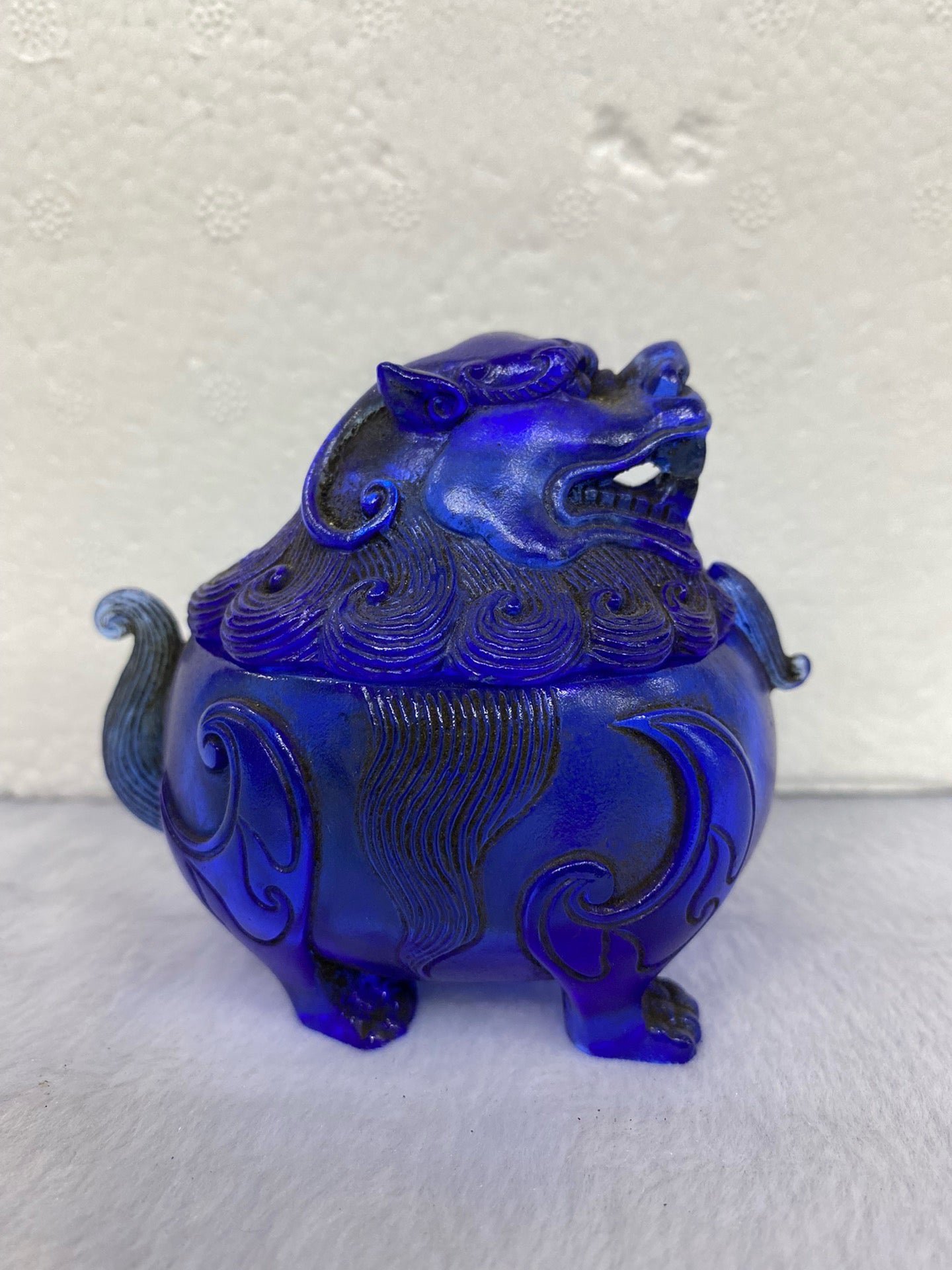 Chinese Antique Glass Pixiu shaped Aromatherapy Stove