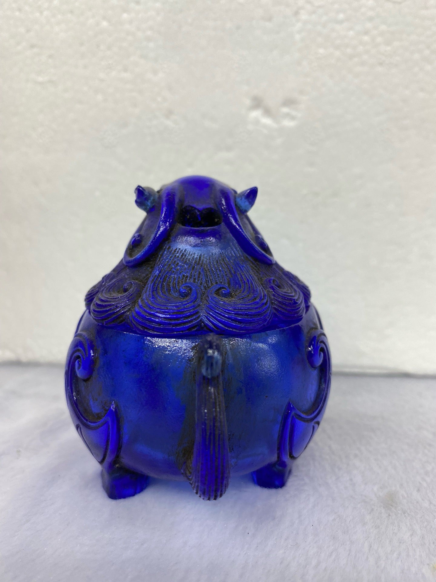 Chinese Antique Glass Pixiu shaped Aromatherapy Stove