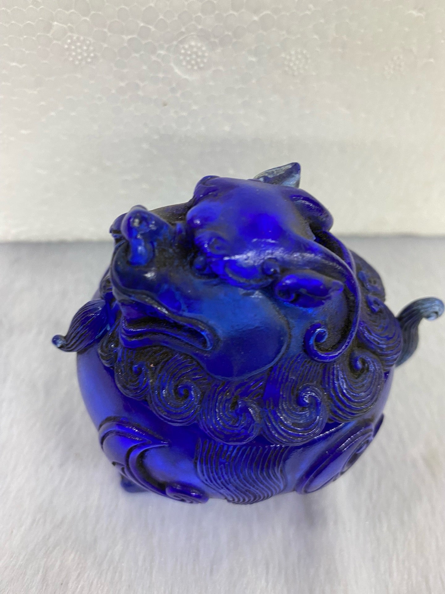Chinese Antique Glass Pixiu shaped Aromatherapy Stove
