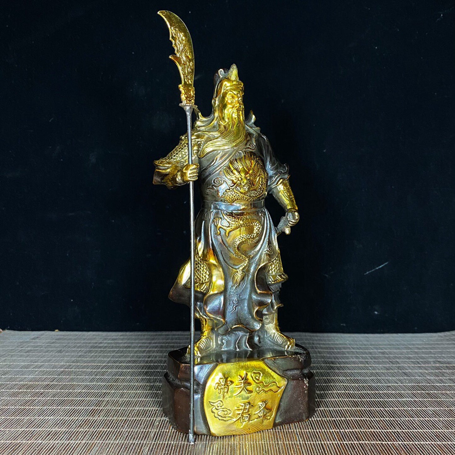 Chinese antique pure copper Guan Yu