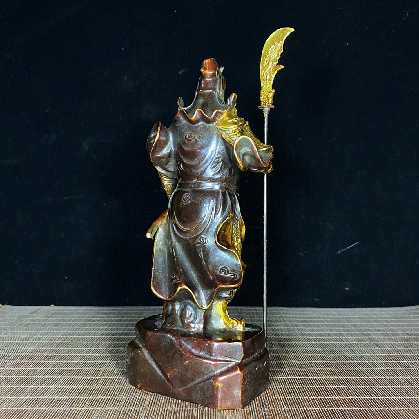 Chinese antique pure copper Guan Yu