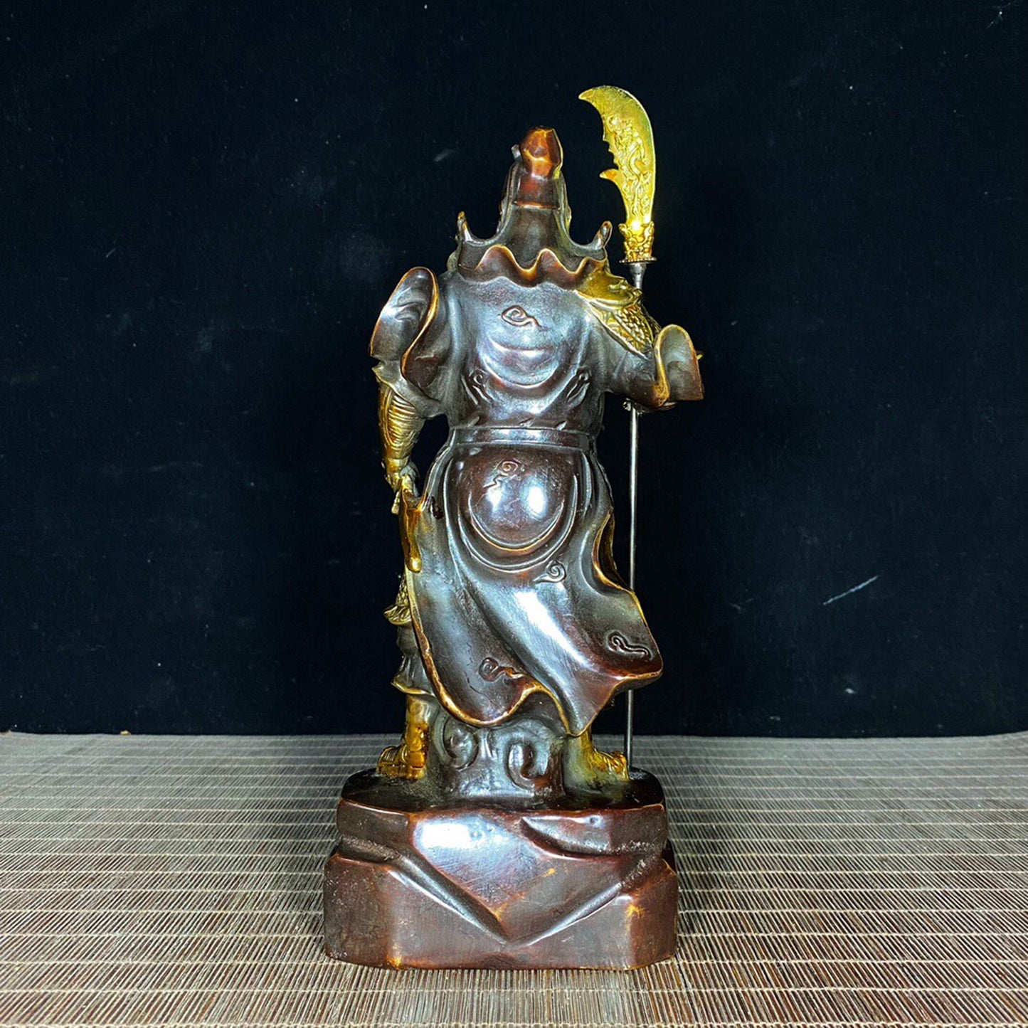 Chinese antique pure copper Guan Yu