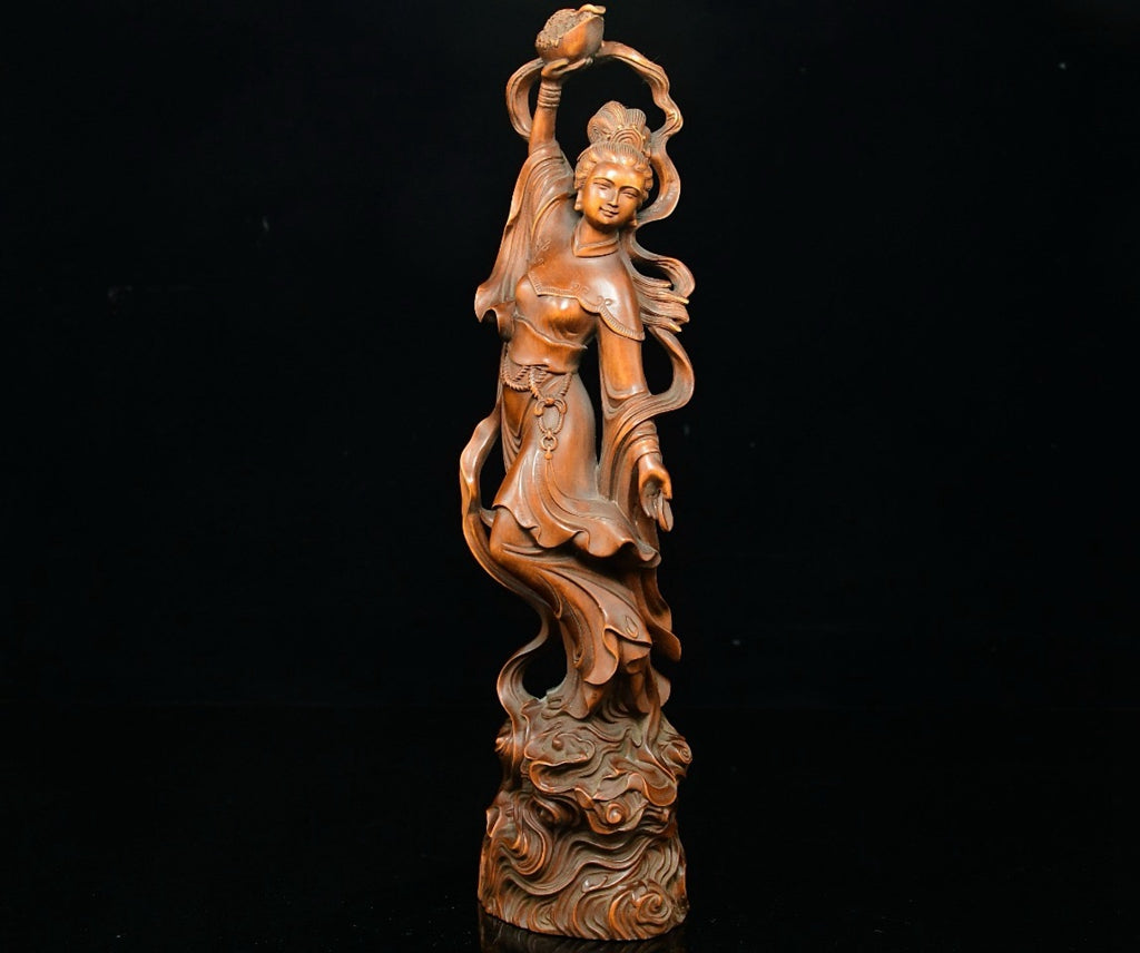 Huangyang wood Tiannu scattered flower ornaments