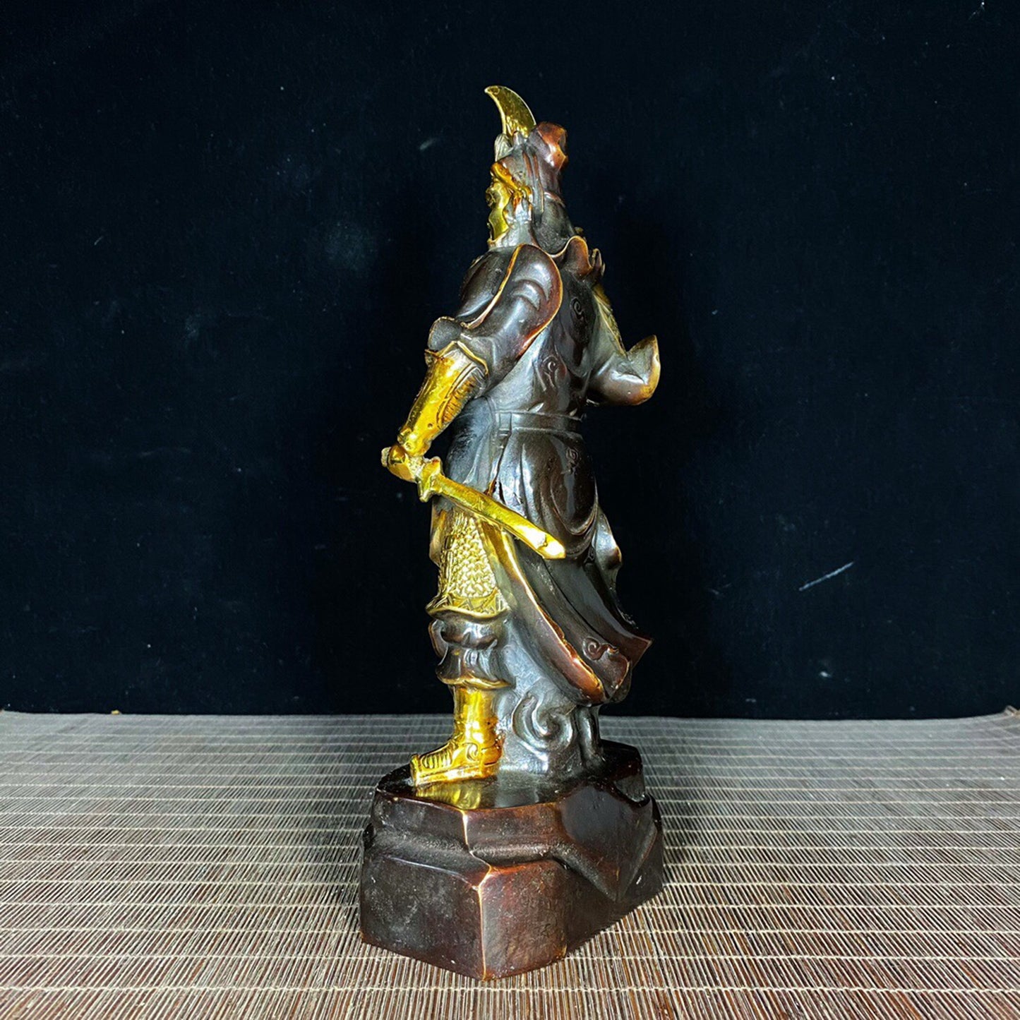 Chinese antique pure copper Guan Yu