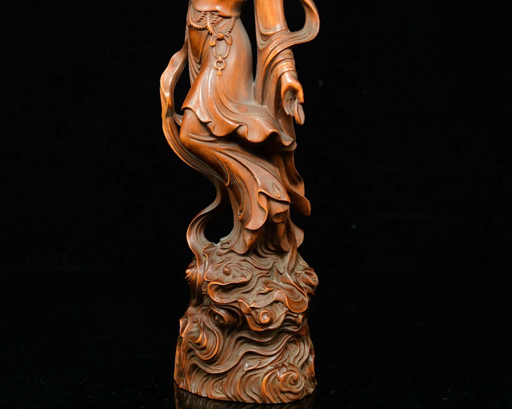 Huangyang wood Tiannu scattered flower ornaments