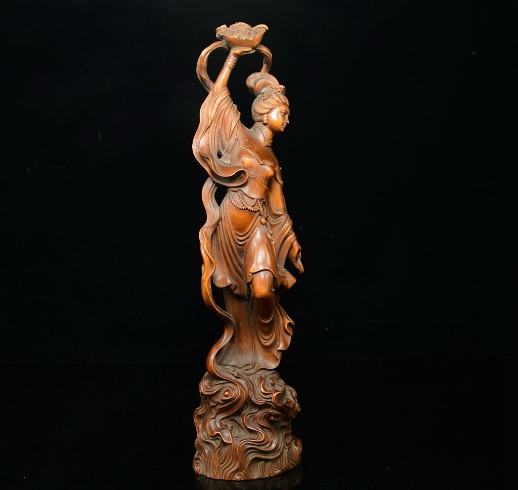 Huangyang wood Tiannu scattered flower ornaments
