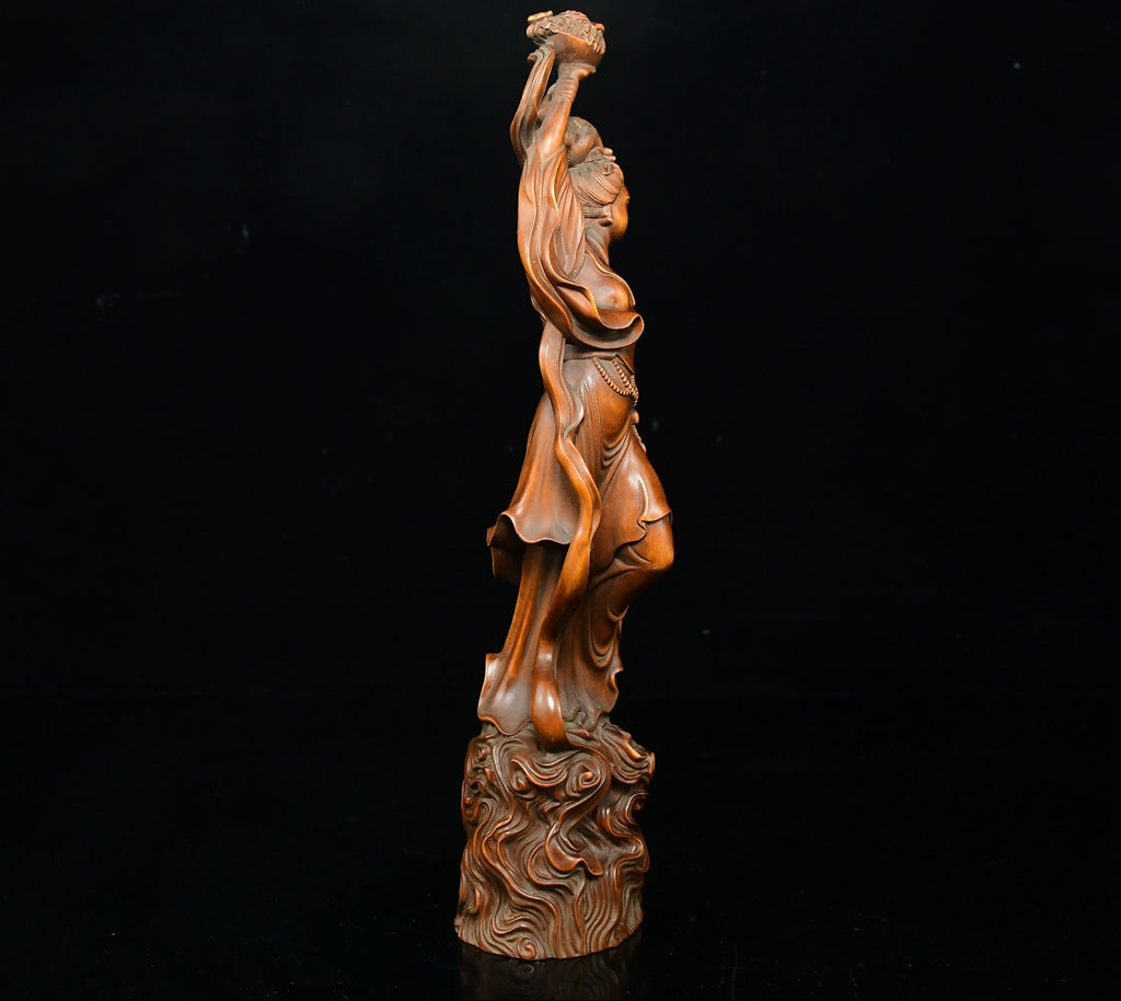 Huangyang wood Tiannu scattered flower ornaments