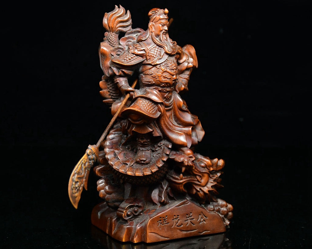 Huangyangmu Dragon Subduing Guan Gong ornament