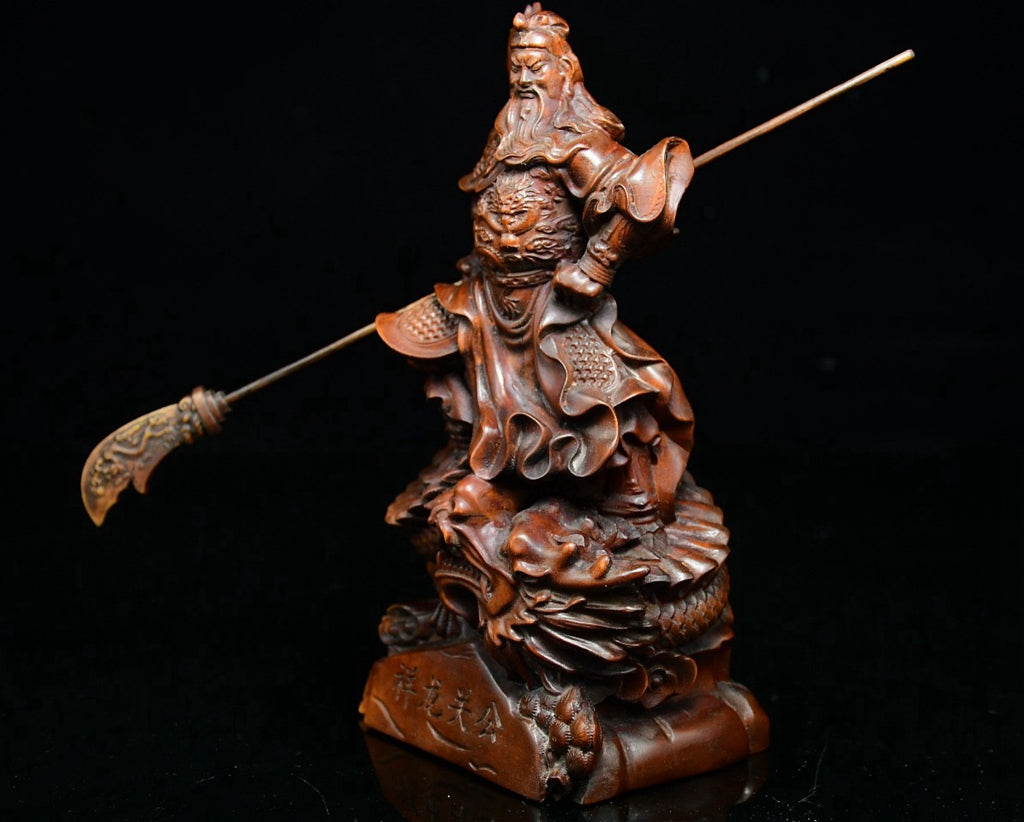 Huangyangmu Dragon Subduing Guan Gong ornament