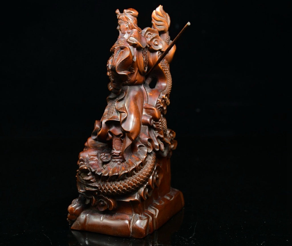 Huangyangmu Dragon Subduing Guan Gong ornament