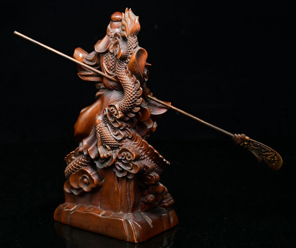 Huangyangmu Dragon Subduing Guan Gong ornament