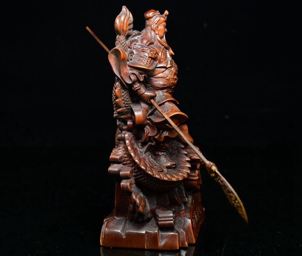 Huangyangmu Dragon Subduing Guan Gong ornament