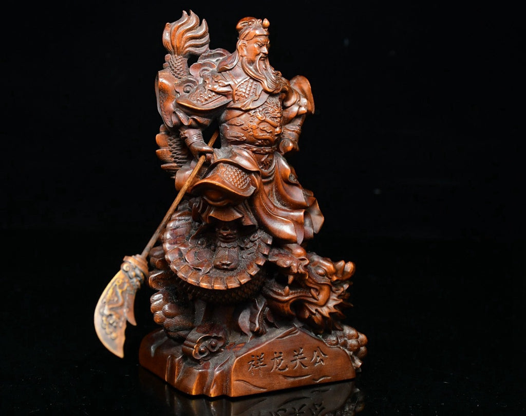 Huangyangmu Dragon Subduing Guan Gong ornament