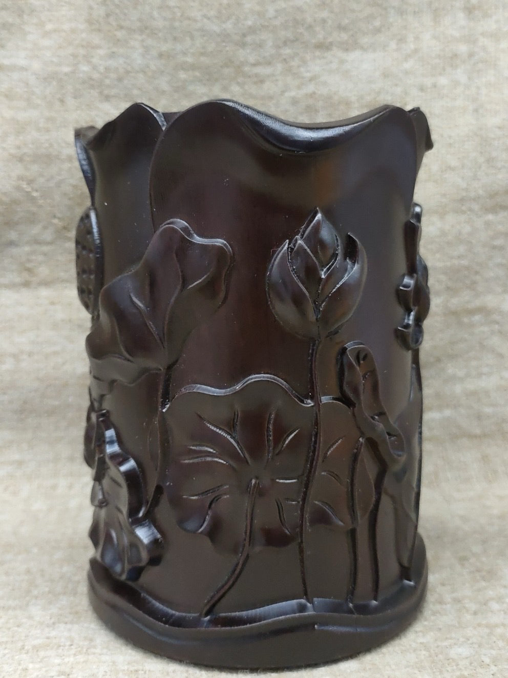 Ebony pen holder