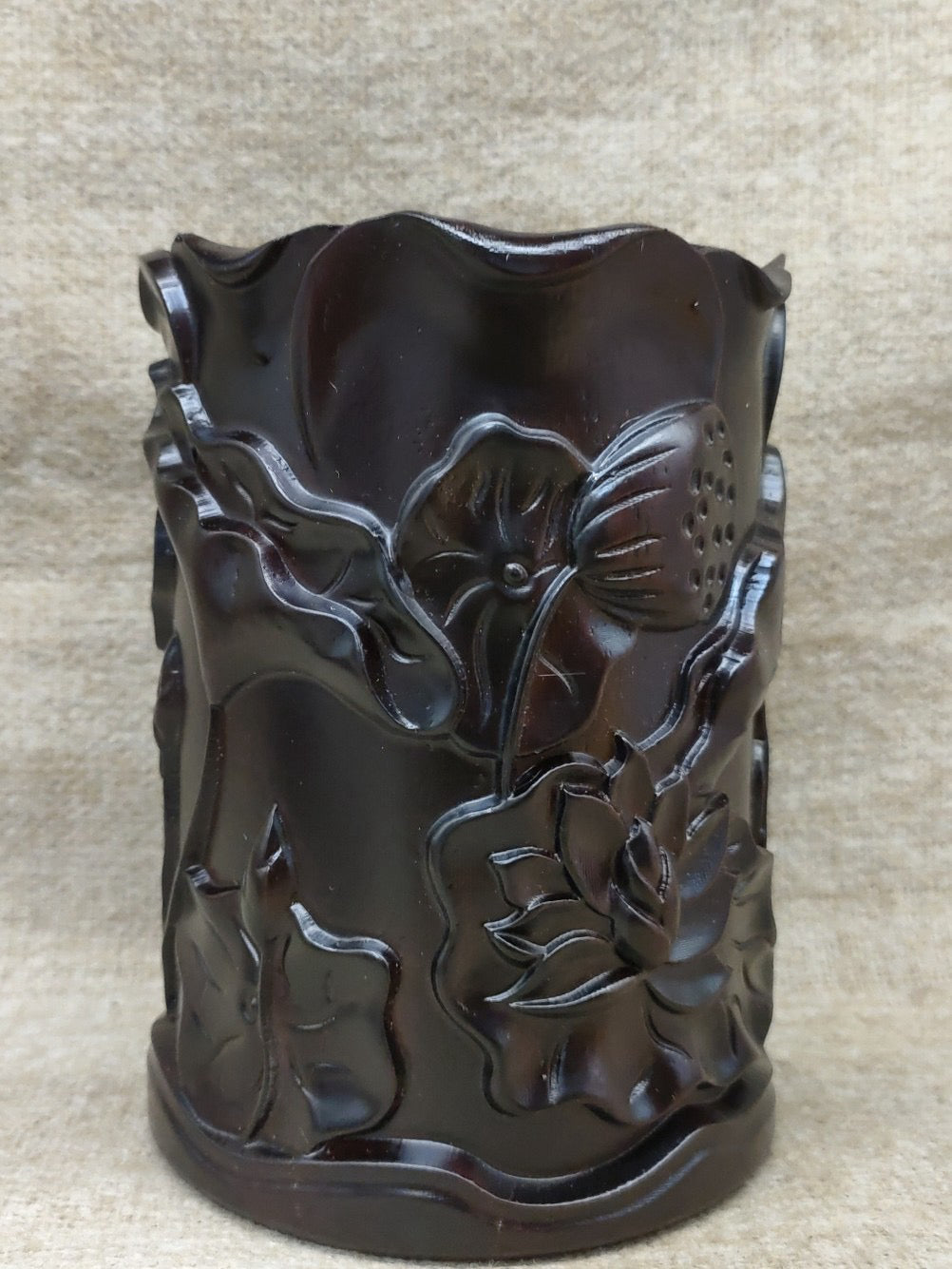 Ebony pen holder