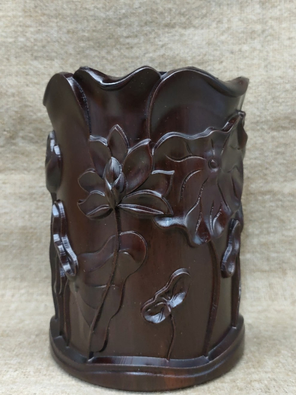 Ebony pen holder