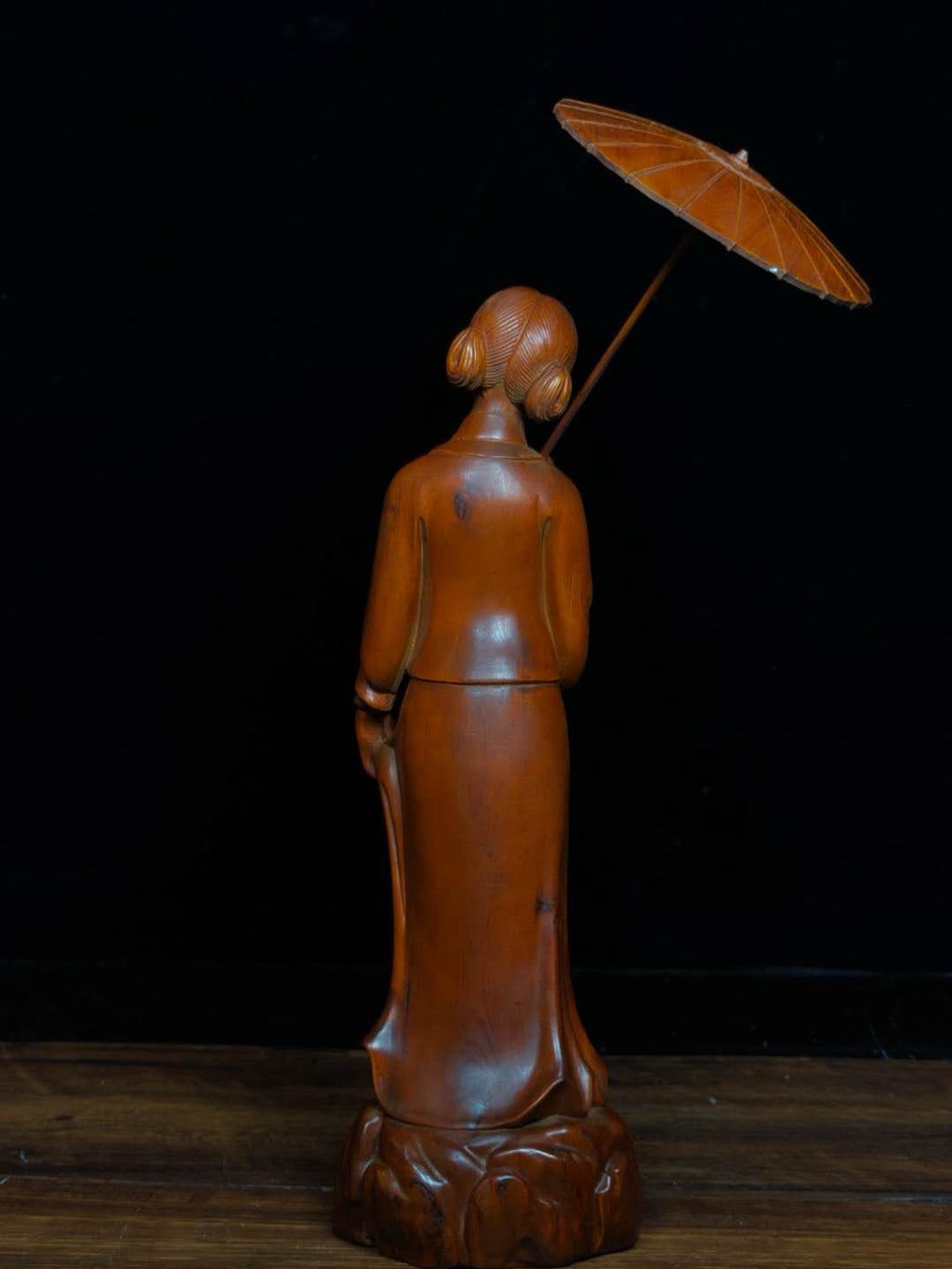 Huangyangmu Jinggong Woodcarving Umbrella Beauty