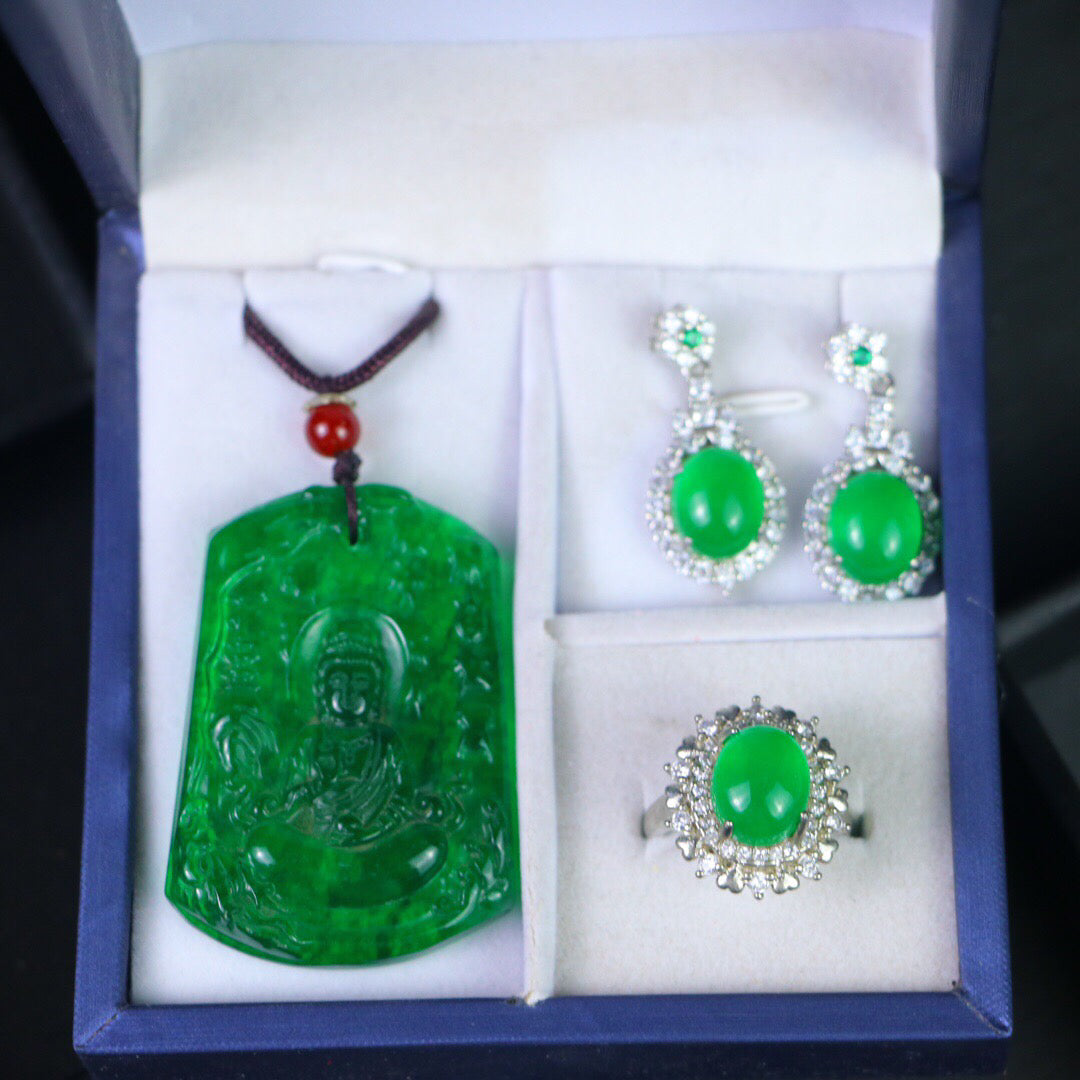 Chinese Antique High Ice [Three Piece Set]