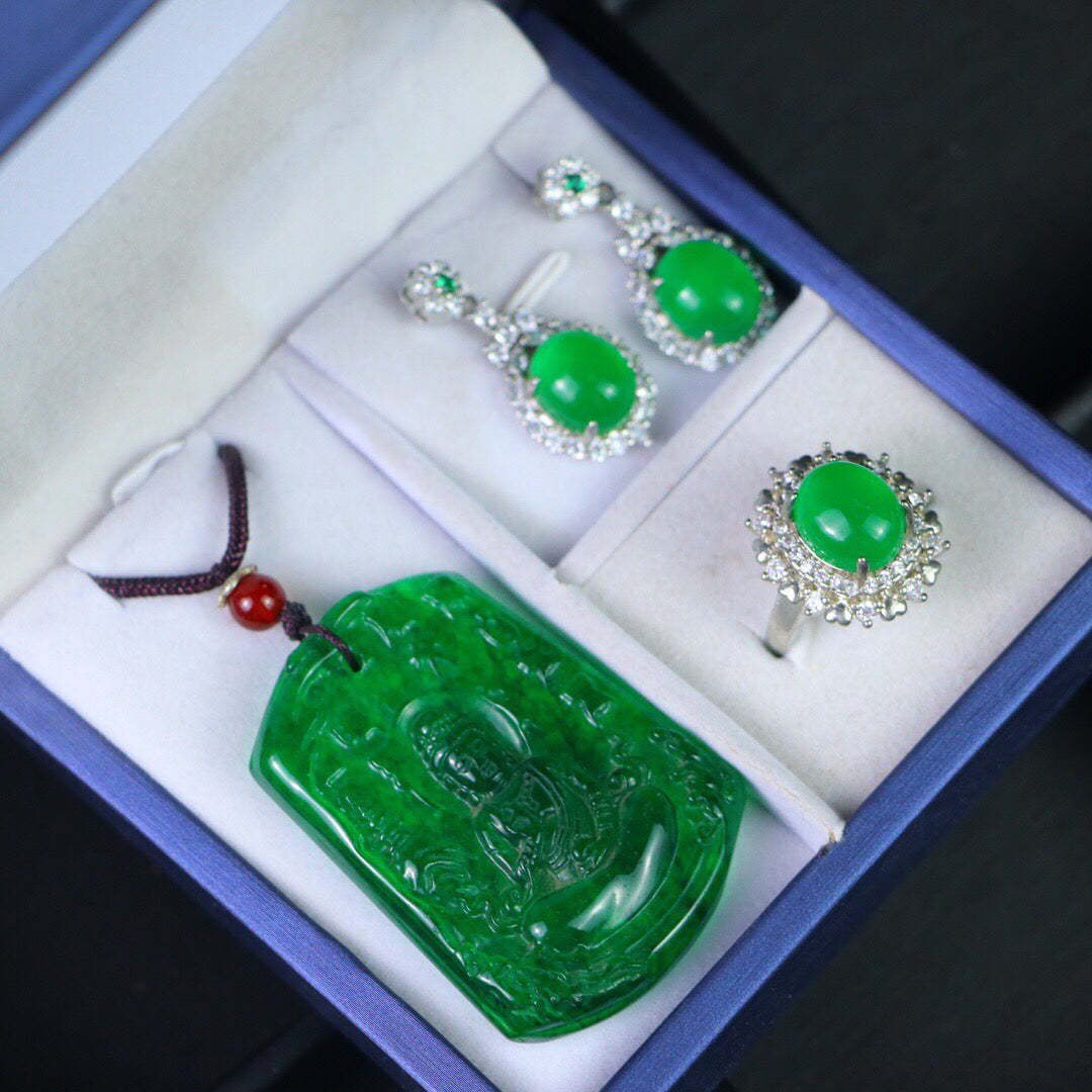 Chinese Antique High Ice [Three Piece Set]