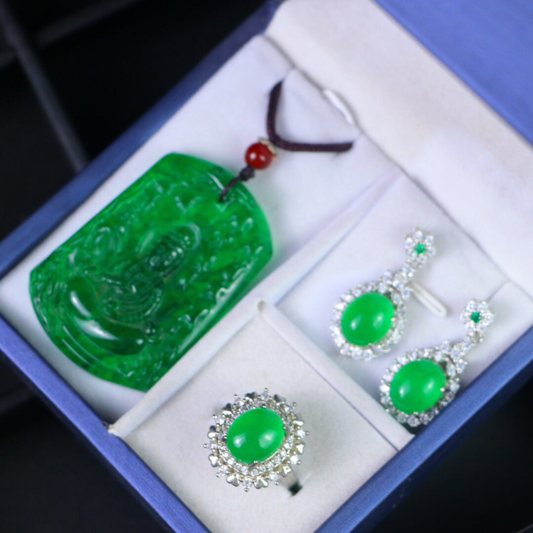 Chinese Antique High Ice [Three Piece Set]