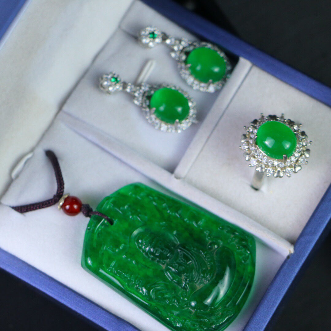 Chinese Antique High Ice [Three Piece Set]