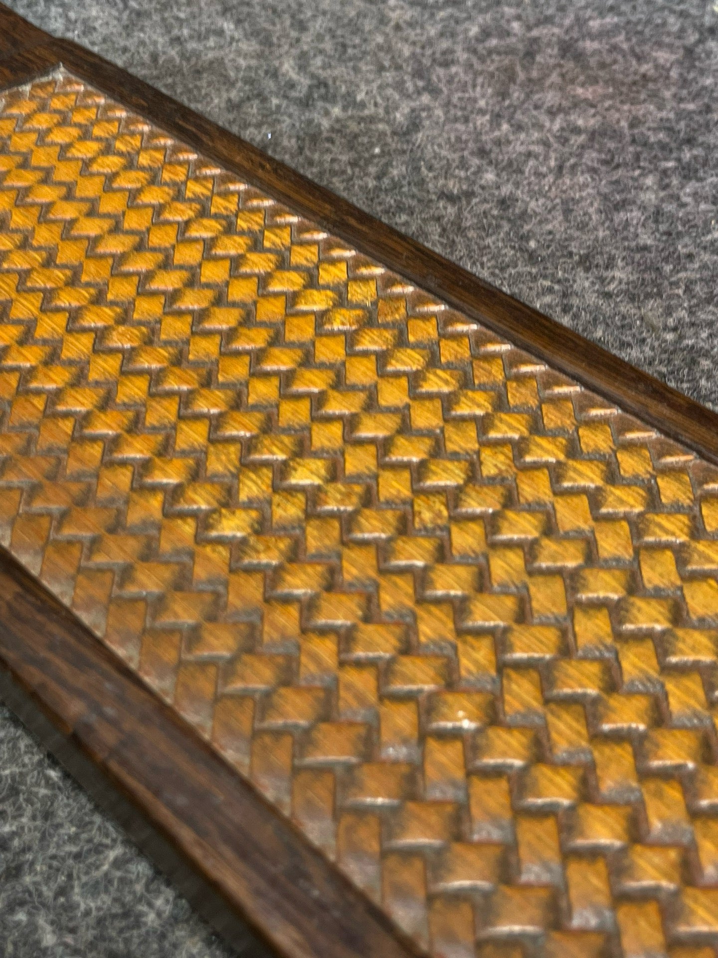 Bamboo carving tea table