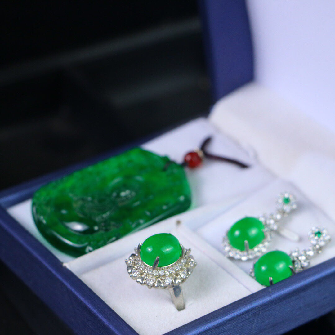 Chinese Antique High Ice [Three Piece Set]