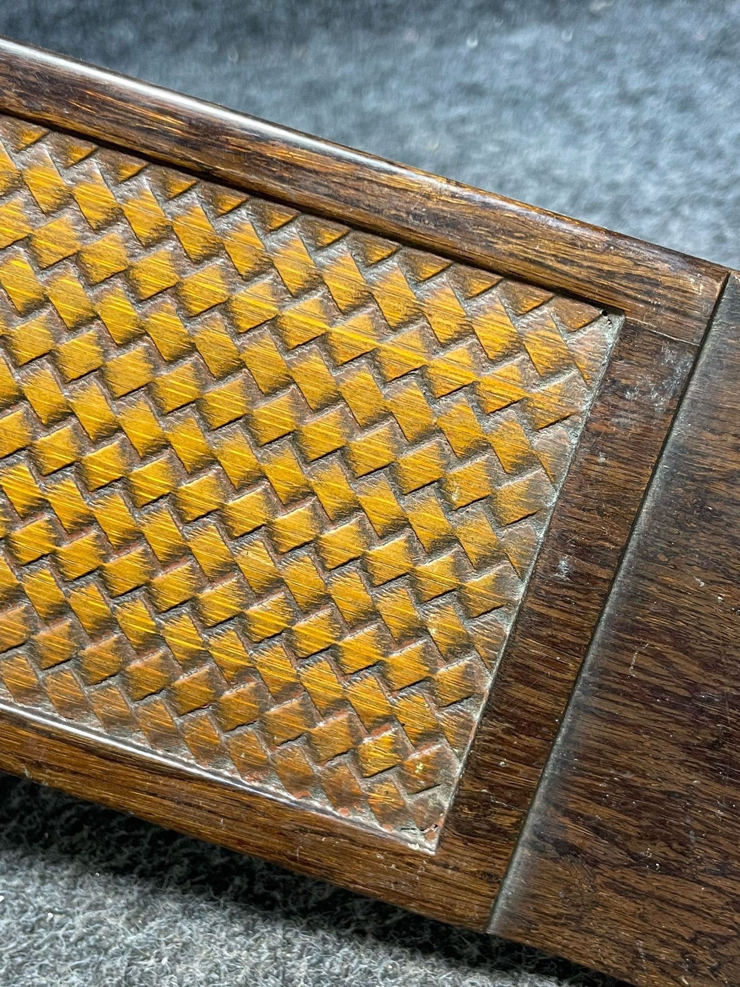 Bamboo carving tea table